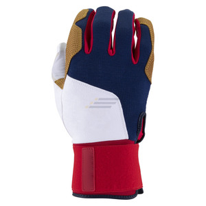 Gants de frappe de baseball pour adultes en cuir véritable noir, séchage rapide, respirants, durables, haute qualité, entraînement, gauche/droite, logo personnalisé - Product Image 5