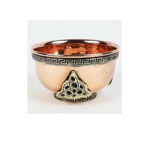 ชามเสิร์ฟอาหารทรงกลมทองเหลืองโบราณแบบตอกลาย ดีไซน์สวยงาม ชามเสิร์ฟอาหารทรงกลมสำหรับตกแต่งเคาน์เตอร์ครัวและงานปาร์ตี้ - Product Image 3