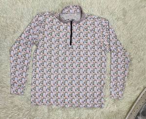 Sweat-shirt léger pour homme à col montant et fermeture éclair courte, personnalisable avec logo OEM/ODM, idéal pour le golf, les activités de plein air et les uniformes. - Product Image 1