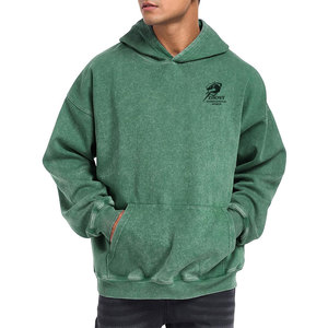 Sweat-shirts pour hommes surdimensionnés de qualité supérieure, best-sellers, effet délavé, avec logo personnalisé, faible MOQ, marque privée et meilleur prix - Product Image 1