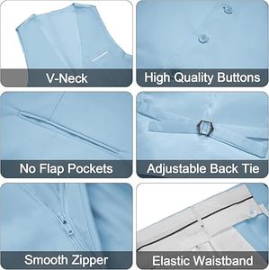 Costume de cérémonie pour homme, ensemble 3 pièces (pantalon, veste et gilet) pour réunions de bureau, vente en gros, services OEM ODM, blazer, pantalon, veste, smoking - Product Image 2