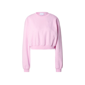 Sweat-shirts courts amples et légers brodés pour femmes OEM, à manches longues, couleur unie, style streetwear, collection automne, tissés, en promotion - Product Image 3