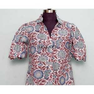 Fashionable Cute Party Wear Western One Piece <b>Women</b> Multicolor Solid Floral Printed Midi <b>Dress</b> Summer short Sleeves Cotton <b>dress</b> - Product Image 2