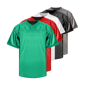 Nouveaux maillots de football américain pour jeunes, personnalisés, sublimés, vintage, en mesh respirant et anti-transpiration - Product Image 1