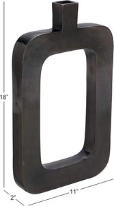 Jarrón de Aluminio con Diseño Floral para Decoración de Mesa de Comedor, Bodas, Eventos y Decoración de Interiores de Lujo - Product Image 5