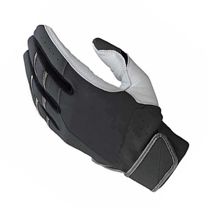 QASWA SPORTS Professional Men Leather Batting <b>Gloves</b> Velcro Closure Ambidextrous Design Quick-Dry Breathable Heavy Duty Tactical - Product Image 5