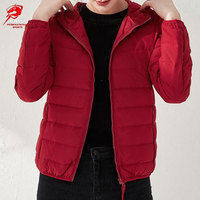 Vestes matelassées professionnelles pour femmes, chaudes pour l'hiver, pour athlètes masculins, coupe ajustée, coupe-vent, rembourrage épais, vêtements de sport