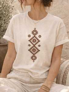 เสื้อยืดผู้หญิงฤดูร้อน สีกรมท่า ผ้าฝ้ายนุ่ม สวมใส่สบาย แขนสั้น ระบายอากาศได้ดี คุณภาพสูง ปรับแต่งได้ แฟชั่นทันสมัย คอกลม - Product Image 3