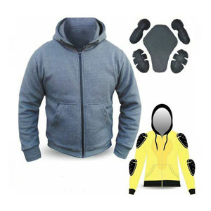 Sudadera con Capucha para Motociclistas con Protección Textil para Motociclistas de Calle, Carreras, Desplazamientos Urbanos, Turismo y Uso Diario Cómodo - Product Image 1