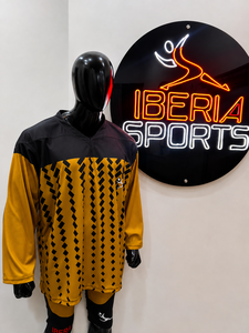 Maillot de hockey sur glace personnalisé IBERIA, manches longues, uniforme sportif d'équipe, maillot de hockey de performance, 100% polyester, col en V, impression sublimée - Product Image 5