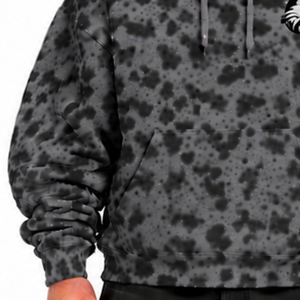 Sweat-shirt à capuche oversize en molleton marron chocolat à imprimé léopard, avec poche kangourou et cordon de serrage, style streetwear décontracté - Product Image 5