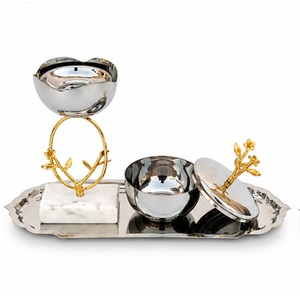 Brass Incense <b>Burner</b> Set With Tray Hand Made Aromatic All Season Use - Product Image 6