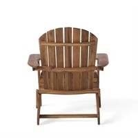 Chaise Adirondack en bois pliable, moderne, résistante aux intempéries, écologique, avec porte-gobelet, pour une utilisation en extérieur dans une villa, un parc, un hôtel, un balcon