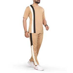 Chándal de Verano para Hombre, Hecho a Medida, de Alta Calidad, 100% Algodón Sólido, Transpirable, Ligero, de Secado Rápido, Color Personalizado, Venta al Por Mayor - Product Image 4