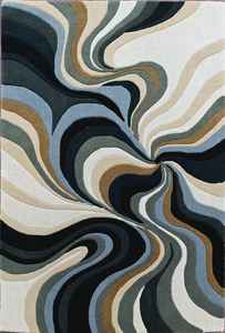 Compre una alfombra súper suave hecha a mano inspirada en la naturaleza, alfombra de lujo en color beige grisáceo, estilo ecológico para sala de estar, habitación infantil. - Product Image 3