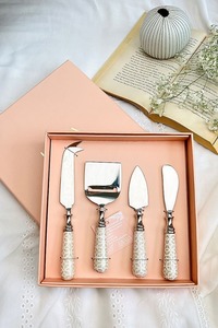 Wholesale Eco-Friendly Dishwasher Safe Mirror Polish Stainless Steel Cheese Knife <b>Set</b> Stainless Steel Handle for Serving <b>Ware</b> - Product Image 5