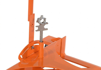 Chariot de transport double tambour à profil bas 2000 LBS pour fûts de 55 gallons avec poignée réglable et 6 roues – Chariot manuel pour fûts