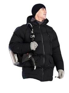 Abrigos de Invierno para Hombre, Chaquetas de Invierno Resistentes al Agua, Cálidas y Gruesas, Parka, Chaqueta Acolchada, Chaqueta Larga de Plumón - Product Image 3