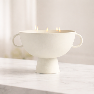 Ensemble de bougies en céramique modernes, résistantes à la chaleur, à paroi épaisse, durables, réutilisables, décoration minimaliste pour la maison, porte-bougies multi-pièces - Product Image 2