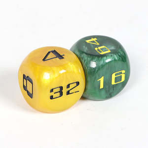 Cubo de Dobleación de Backgammon Personalizado, Dados de Juego Ludo, Cubo de Dobleación de Backgammon Cuadrado OEM, Accesorio AL MALIK CRAFT - Product Image 3