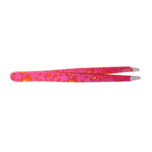 Pince à épiler biseautée pour sourcils, fabriquée au Pakistan, pour l'épilation, 2026, en acier inoxydable de haute qualité, double face, double action - Product Image 1