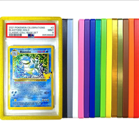Nouveau panneau arrière en acrylique transparent pour cartes gradées, protection antichoc pour PSA Slab, protège-cartes coloré, protection antichoc pour cartes gradées, couleurs assorties
