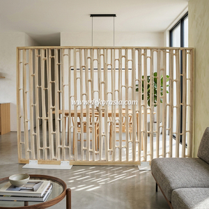Paravents décoratifs en bambou d'époque pour la maison, les hôtels, les bureaux, les séparations de pièce - Product Image 4
