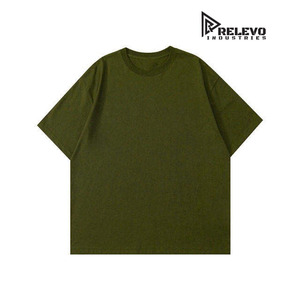 T-shirts de sport pour hommes de haute qualité, coupe ajustée, pour la gym et l'entraînement, en polyester/coton, col rond, séchage rapide - Product Image 6