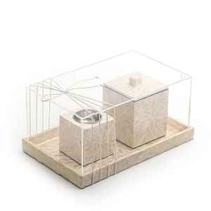 Achetez un porte-encens en résine et métal imitation nacre, brûleur d'encens Bakhoor tendance à prix avantageux, design moderne. - Product Image 5