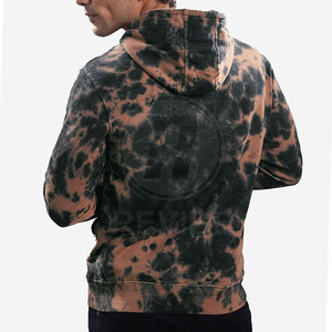 เสื้อฮู้ดดี้ผ้าฝ้าย 100% แห้งเร็ว ระบายอากาศดี ลายมัดย้อม สำหรับฤดูหนาว รับสกรีนโลโก้ คุณภาพสูง ผ้าฟลีซ สั่งผลิตขั้นต่ำน้อย - Product Image 3