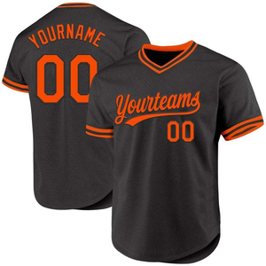 Camiseta de Béisbol Personalizada con el Nombre de tu Equipo, Cuello en V, Manga Corta, Malla Transpirable, Unisex, para Adultos, Ropa Deportiva - Product Image 3