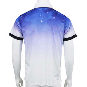 Polo pour homme en coton respirant à manches courtes, coupe ajustée, avec logo brodé personnalisé, pour un style décontracté professionnel - Product Image 3