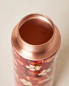 Botella de Agua de Cobre Puro Ecológica de Doble Pared Hecha a Mano, para una Hidratación Saludable, Duradera y Reutilizable para Uso Diario - Product Image 4