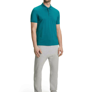 Polo homme 2k26, nouveau style, premium, uni, manches courtes, coton mélangé, décontracté, pour le golf et les occasions professionnelles. - Product Image 1