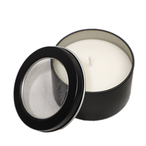 Tarro de metal redondo de aluminio plateado, dorado y negro para decoración del hogar, tarro de metal para velas, venta al por mayor - Product Image 2