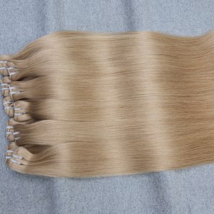 <b>Toupee</b> Corp T01 Vietnamese Virgin Unprocessed Human Hair Machine Double Weft Weave 8 Inches 100g Bundles - Product Image 5