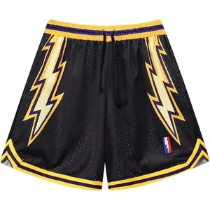 Pantalones Cortos de Baloncesto Sublimados Personalizados para Hombre, Pantalones Cortos Deportivos de Malla Ligera de Secado Rápido, Proveedor de EE. UU. - Product Image 4