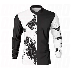 Camiseta de Ciclismo Unisex Personalizada, Camiseta de Carreras con Estampado Personalizado, Manga Larga, para Motociclismo MTB, Transpirable, Impermeable, Cortavientos, de Secado Rápido - Product Image 4