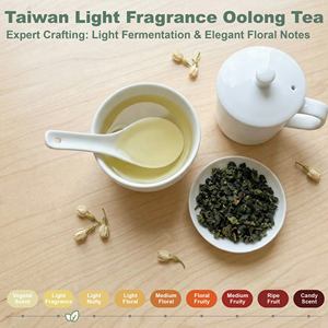 Té Oolong Ligero Fermentado Premium de Taiwán, Hecho a Mano, con Rico Aroma a Jengibre y Lirio, Cuerpo Completo, Postgusto Dulce y Suave para Té de Burbujas, 1 kg - Product Image 2