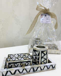 Juego de quemador Bakhoor de madre perla brillante religioso 100% Natural hecho a mano regalo de Ramadán ecológico - Product Image 4