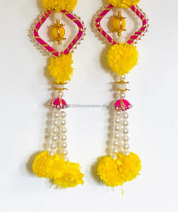 Decoración de templo de caléndula, decoración de fiestas y festivales, decoración de bodas, decoración colgante de pared, decoración Pongal Onam, decoración de escenario - Product Image 2