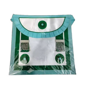 Delantales de Cuero Masónicos Premium Hechos a Mano con Bordado, Ajustables, Diseño Ceremonial Distintivo, con Pin de Seguridad, Lavables - Product Image 1