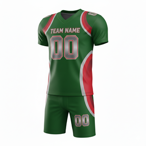 Custom American Football Uniform Jersey and Shorts Set with Front Logo Position - Product Image 5