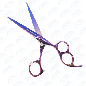 Ciseaux de barbier en acier inoxydable de 6 pouces, outil professionnel de coiffure et d'éclaircissage pour le salon, le coiffage, le toilettage, les soins de beauté - Product Image 1