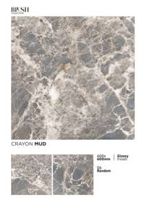 Carrelage en porcelaine haute brillance 600x600mm, conçu pour une surface lumineuse, un effet visuel profond et une stabilité durable du revêtement. - Product Image 5