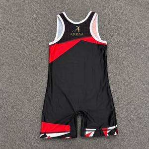 Custom Sublimation Printed Lightweight Quick-Dry <b>Wrestling</b> <b>Singlet</b> for Clubs & Teams Adults Competition Wear 4-Way Stretchable - Product Image 2