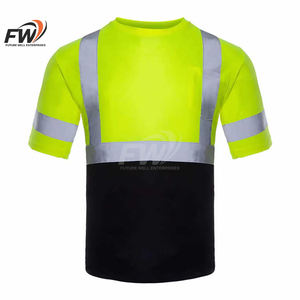 Camiseta de Trabajo Personalizable para Ingeniería, Minería, Mecánica e Industria, Ropa de Trabajo de Seguridad, Camiseta Fluorescente con Protección UV - Product Image 4
