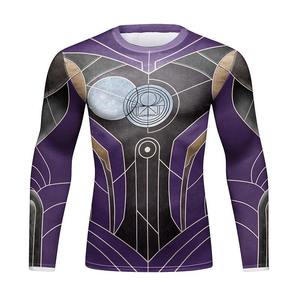 Maillot de bain à manches longues pour homme, protection UV, séchage rapide, surf, plage, vêtements de compression athlétiques - Product Image 4