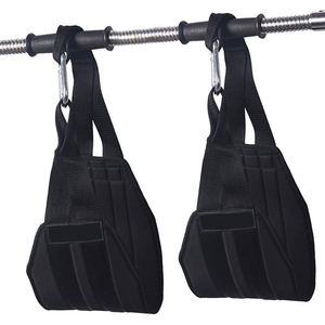 Adjustable Cotton/Polyester Eco-Friendly High Stretch <b>AB</b> Straps Custom Logo Lightweight Buckle Closure for Gym Training - Product Image 2