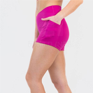 Women Breathable Eco-Friendly Compression Workout Yoga Shorts <b>Tummy</b> <b>Control</b> High Waist Booty Lifting Gym Leggings Seamless - Product Image 3